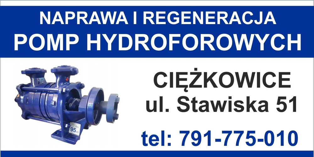 Pompa Hydroforowa S 33, Nowa, Stary Typ Grudziądza Naprawa Regeneracja
