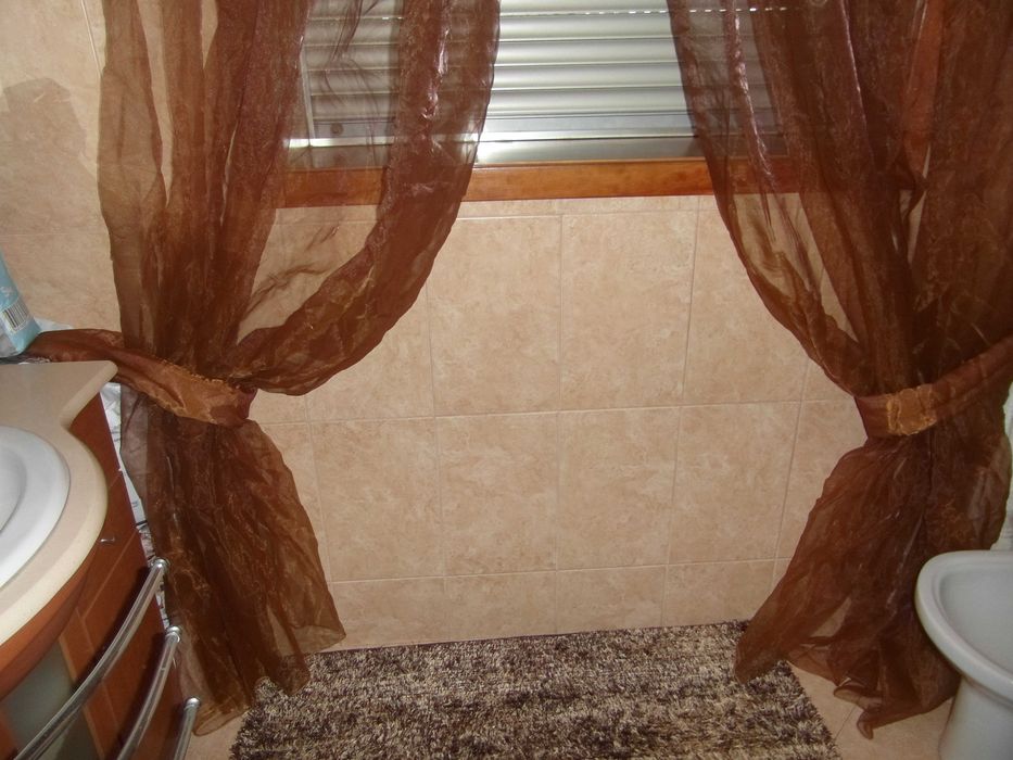 Cortinados prender de lado com fitas