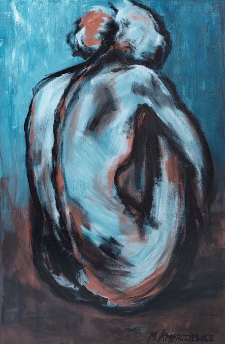 Obraz akrylowy Akt nowoczesny abstrakcja loft