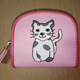 Porta moedas novo em pele