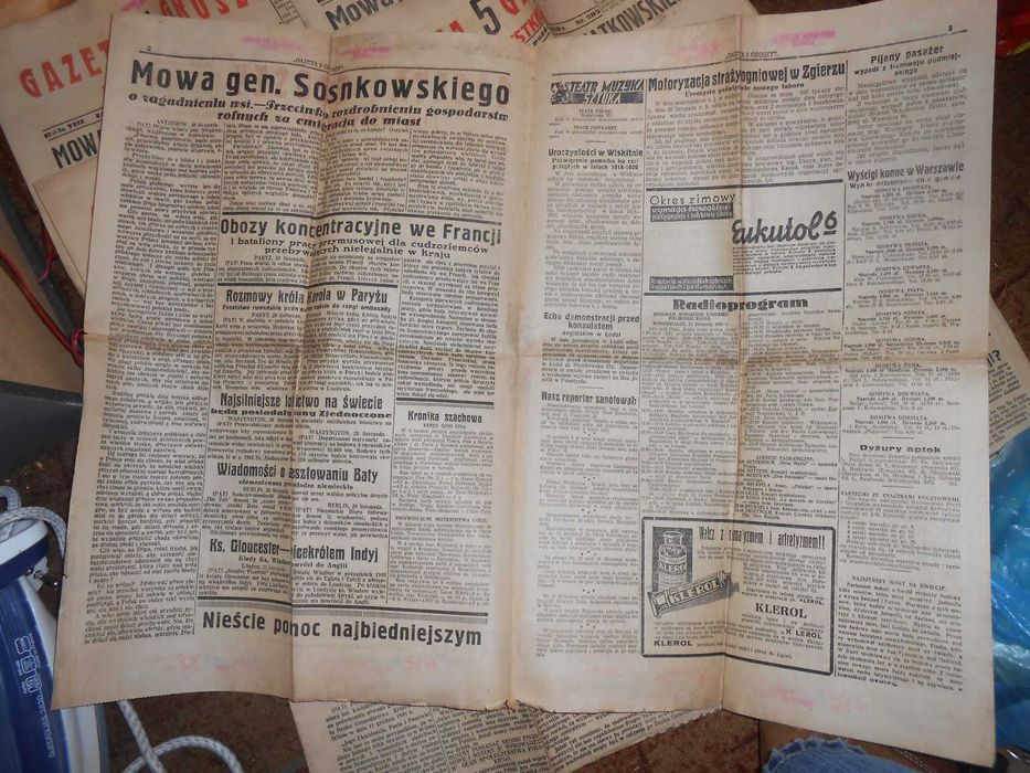 Przedwojenna gazeta dla wszystkich