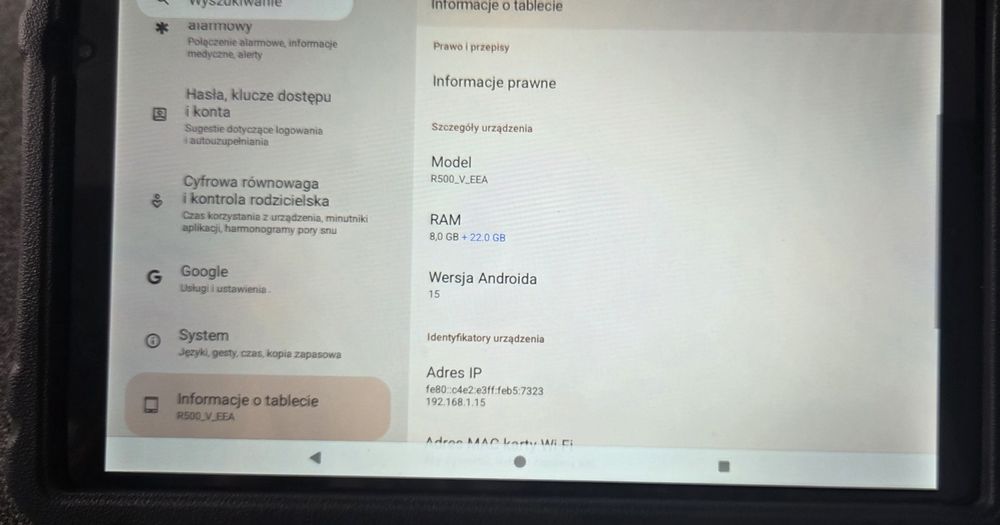 Tablet android pancerne etui