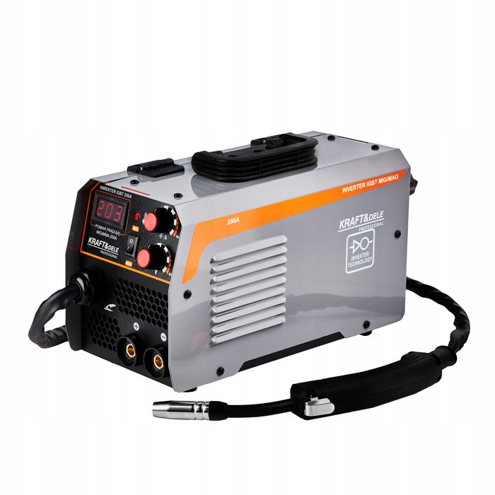 Spawarka Migomat Bezgazowy Flux Mig MMA 200A New Model Jakość Sklep Fv