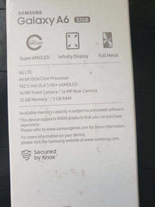Samsung Galaxy A6 5.6" desbloqueado