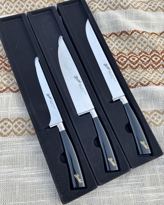 Професійні кухонні ножі шеф кухаря Berkel, Santoku, для хліба, риби