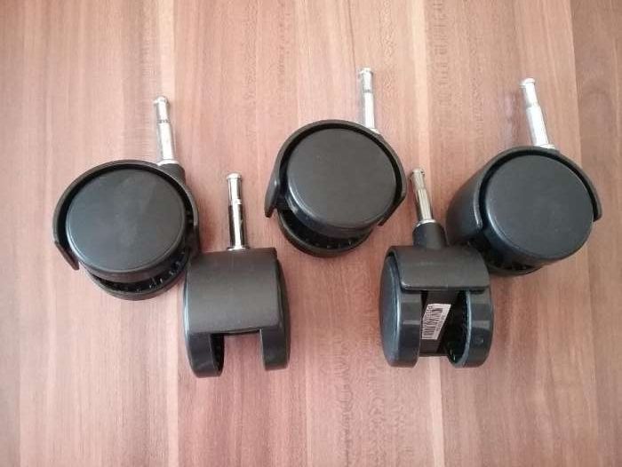 Conjunto de rodas cadeira escritorio