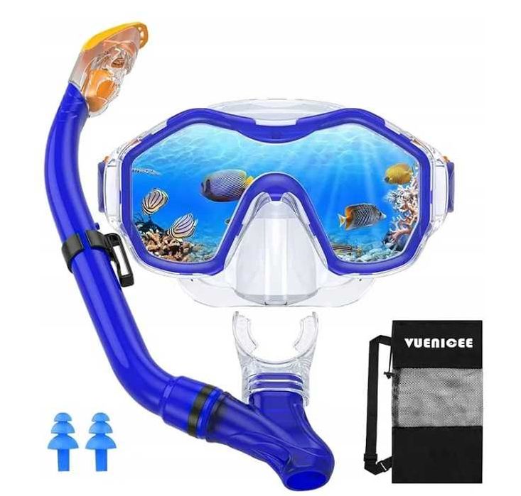 Maska do Nurkowania dla Dzieci z rurką do snorkelingu VUENICEE
