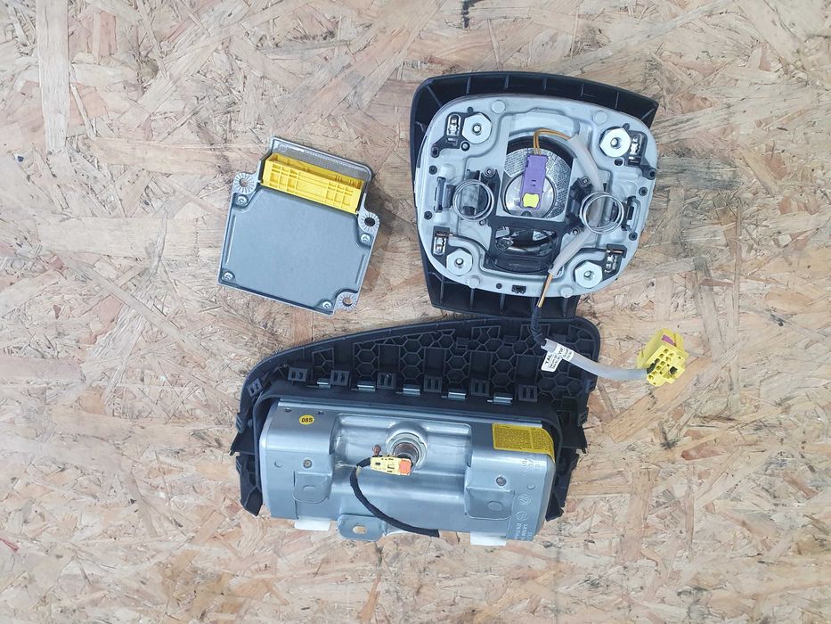 Air bag poduszka powietrzna sensor moduł Skoda Fabia 2 II kpl 08r