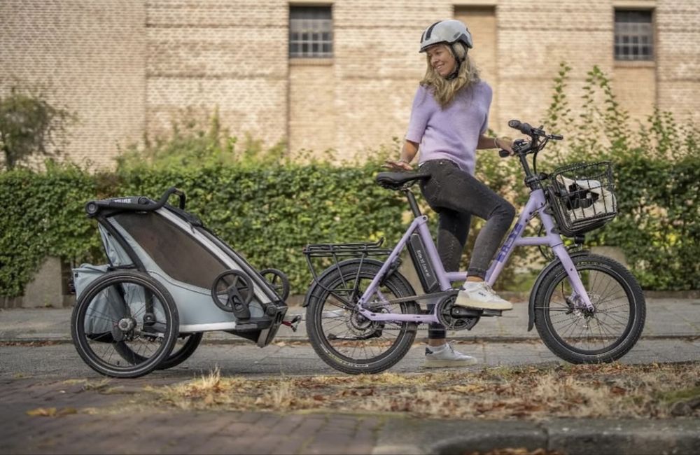 Электровелосипед Tern,Isy і велопричіп-коляска Thule Cross