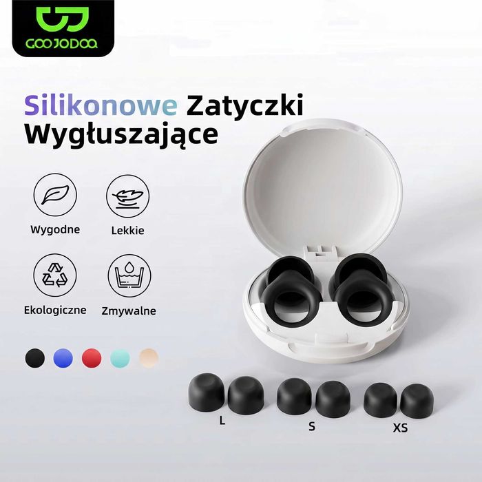 Zatyczki do uszu Stopery jak LOOP czarne NOWE