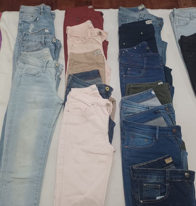 Calças como novas 32/34/36 Tiffosi, Leftis, Salsa,Zara