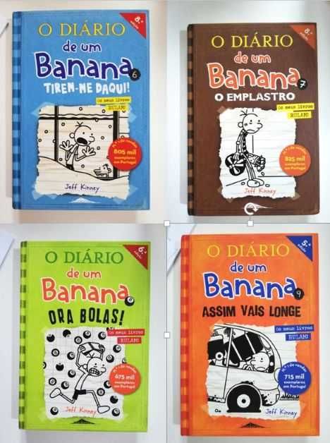 Livros Diário de Um Banana - Portes incluídos