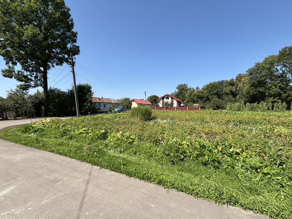 Продається ділянка СГ 13 сотих. Тязів. Асфальт. Світло. Газ. Школа