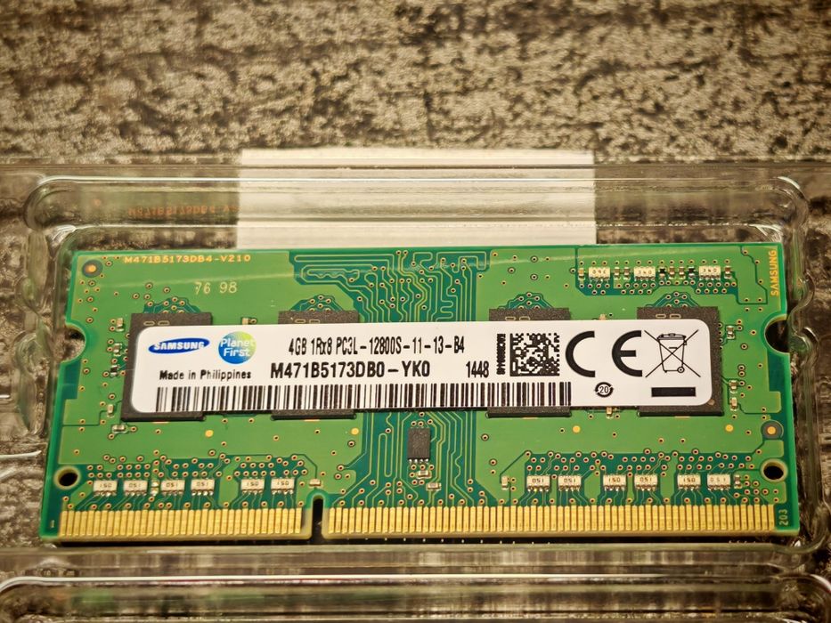 Pamięć RAM Samsung 4GB DDR3L 1600MHz SO-DIMM PC3L-12800S
