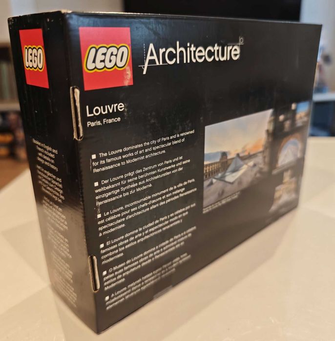 Lego 21024 Architecture Louvre, nowe, nierozpakowane.