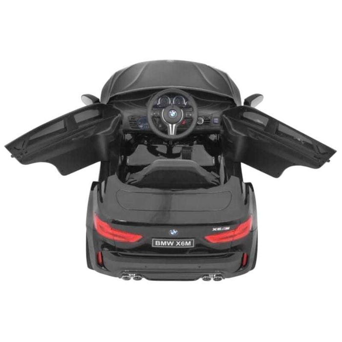 BMW X6M JJ2199 12V Preto Com Licença – Carro Elétrico para Crianças