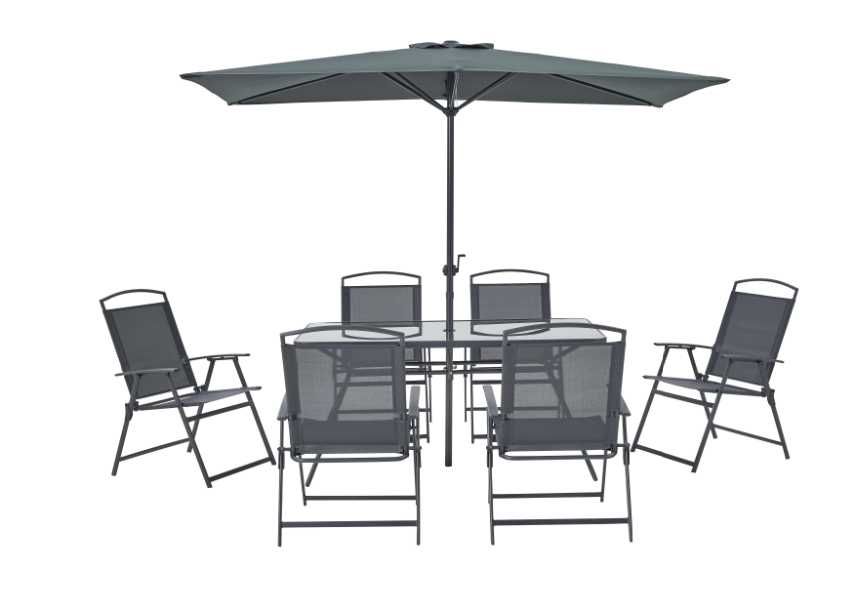 Conjunto de MESA e CHAPÉU de Jardim