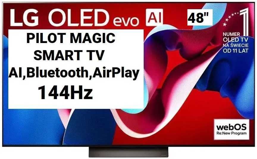 Telewizor OLED evo LG OLED48C45LA 4K 144Hz Smart TV HDMI 2.1