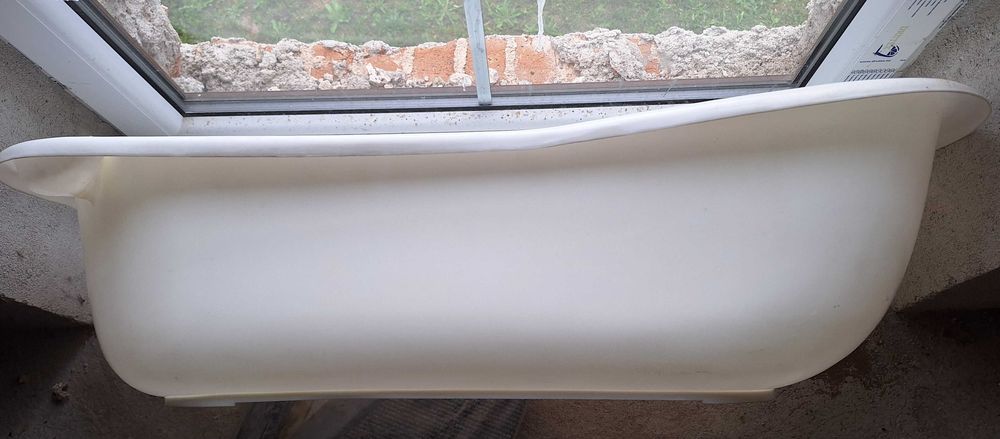 ZA DARMO.Waniennka dziecięca 100x45cm do kąpania, wanna na wodę biała.