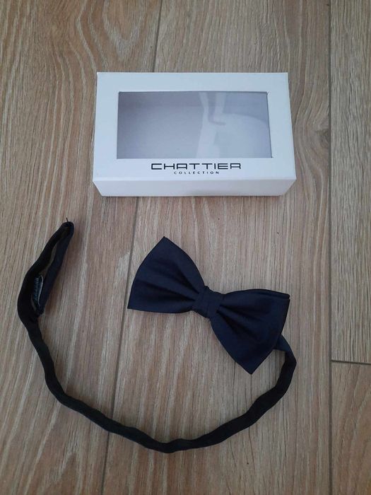 Mucha do koszuli męskiej granatowa