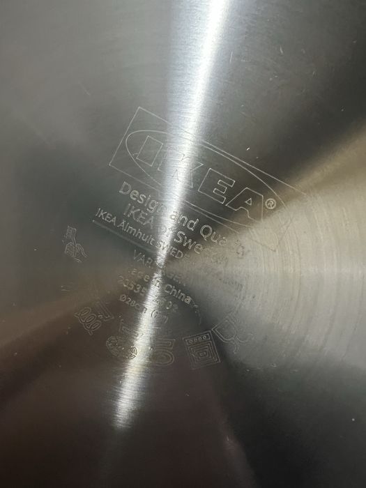 Frigideiras IKEA VARDAGEN Aço Carbono 28cm + Média (Nova + Curada)