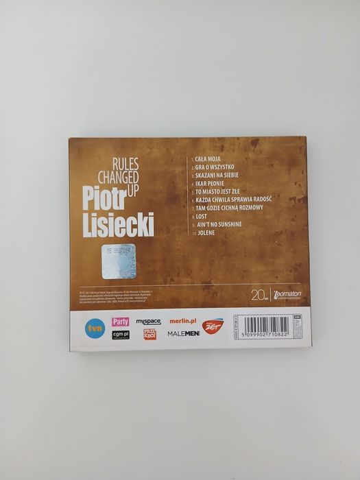 Piotr Lisiecki "Rules changed up" płyta CD