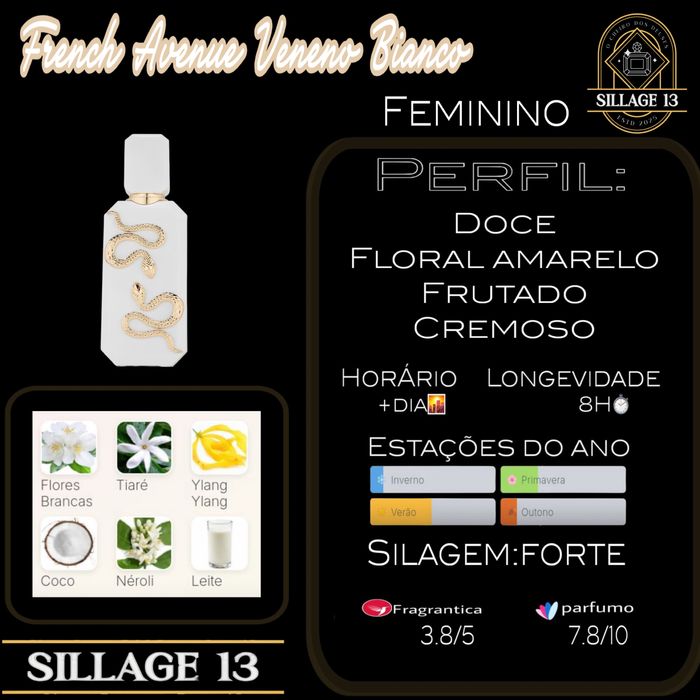 French avenue Veneno Bianco