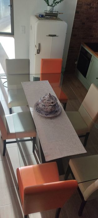 Mesa de sala em vidro