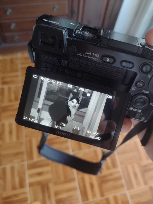 Sony A6000 –  Bom Estado – Corpo + Cartao de memoria + Bateria