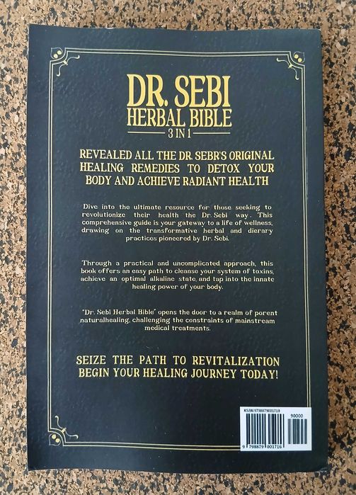 Livro - Dr. Sebi Herbal Bible 3 in 1 (the complete guide)