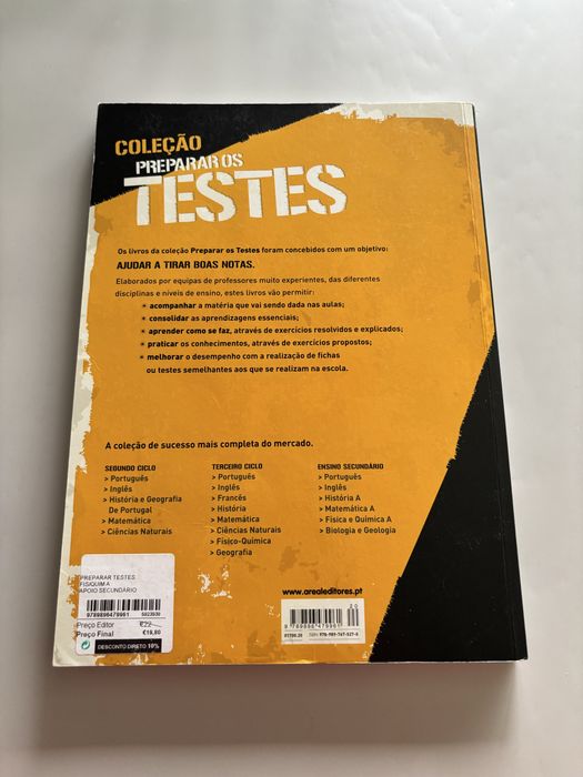Livros preparar os testes 10 ano
