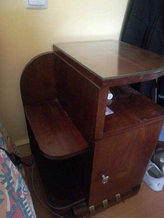 Mobília de quarto casal Art Deco muito completa