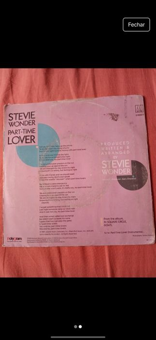 Disco de vinil Stevie Wonder