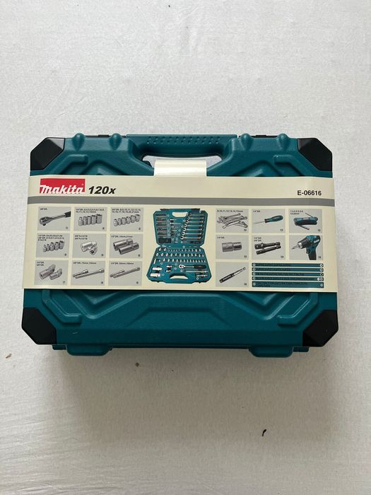Makita Zestaw 120 Sztuk Elementów Narzędzi Ręcznych W Walizce Prezent