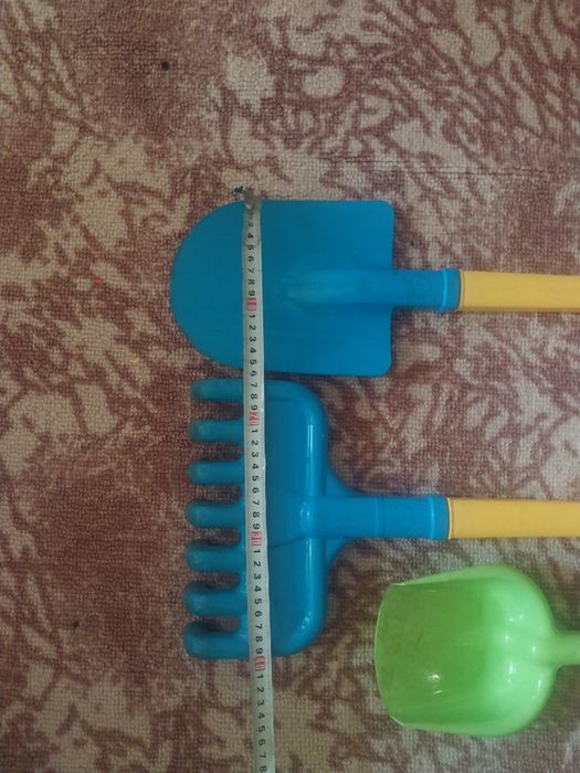 Игрушки, лопата, грабли, ВСЁ ЗА 60грн