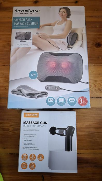Zestaw do masażu poduszka i pistolet