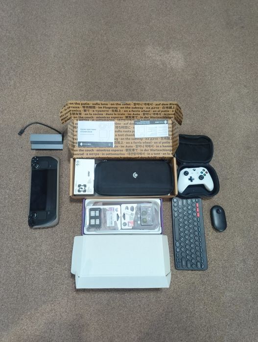 Vave Steam Deck IPS 512+SD512  + Док станция+ Геймпад+ Мыш  и клавиатура