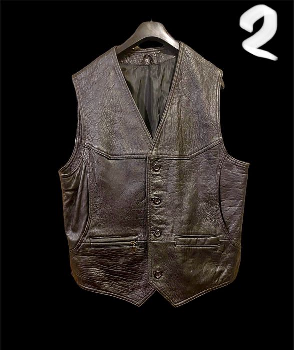 Байкерские жилеты. Натуральная кожа.