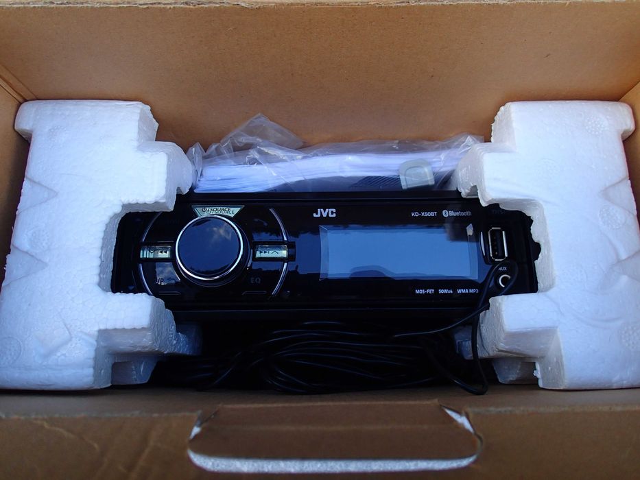 NOWE!!! Radio samochodowe JVC KD-X50 BT bluetooth / aux / usb / CarPlay / Android Auto