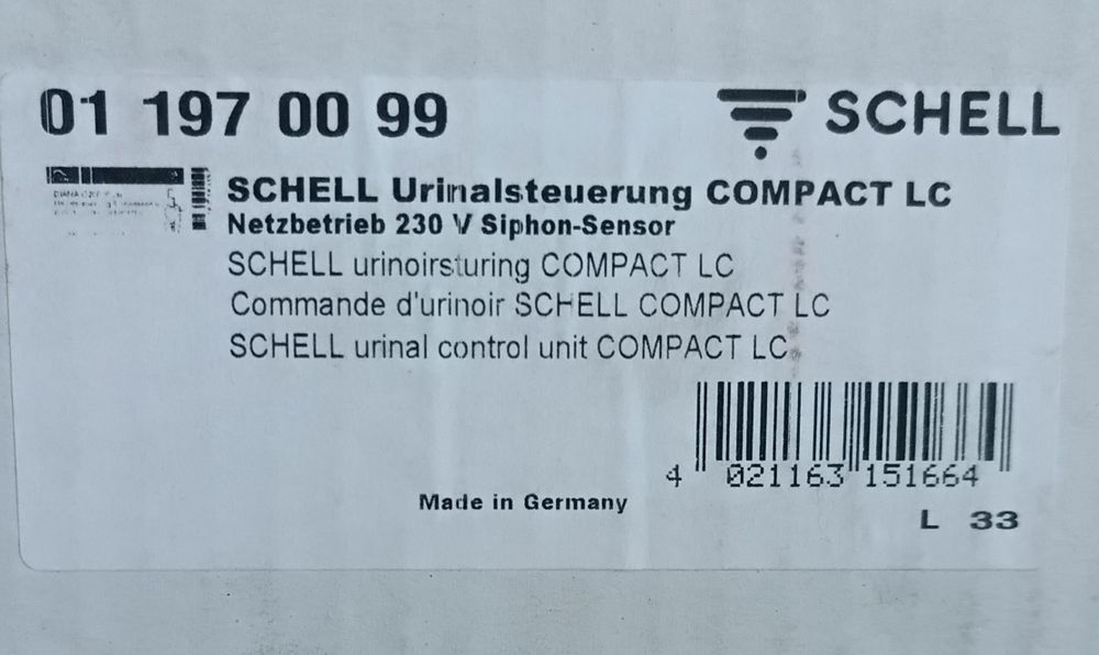Syfon pisuarowy elektroniczny schell