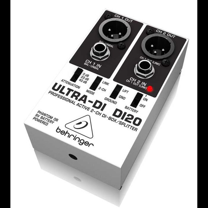 Behringer Ultra DI20 - DiBox Aktywny dwukanałowy stan bdb