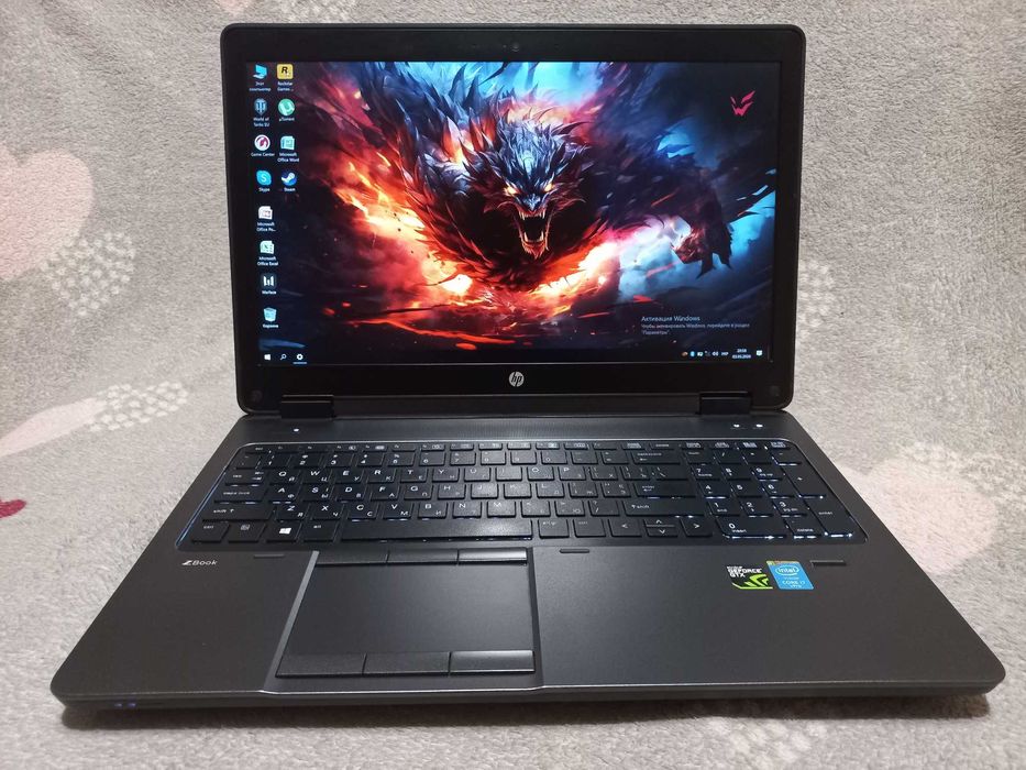 Игровой GTX 1060 (6 ГБ)  / Intel Core i7 /  16 RAM/  SSD / НР Zbook15