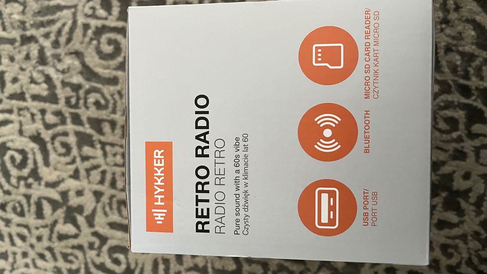 Radio Bluetooth retro nowe!