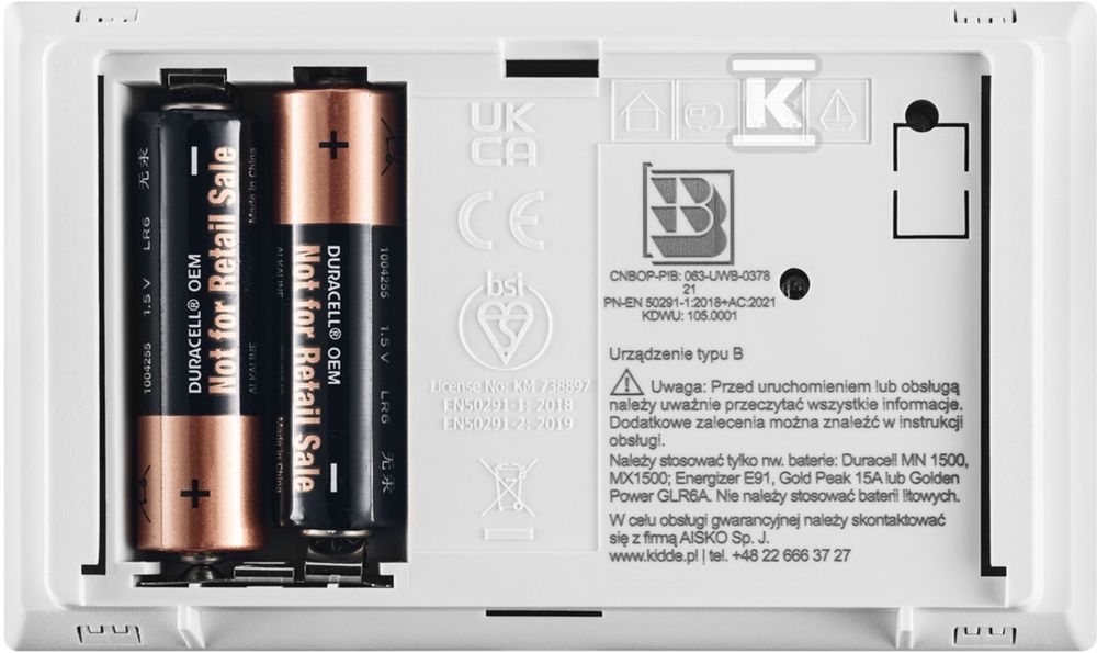 Датчик чадного газу з дисплеєм Kidde K7DCO