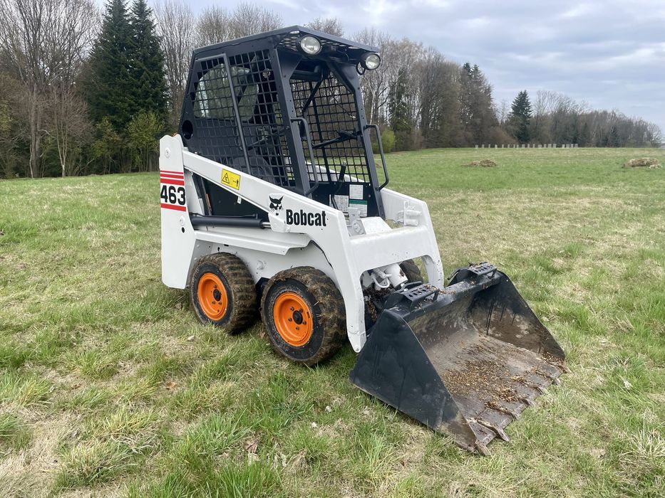 Miniładowarka bobcat 463 łyżka , widły