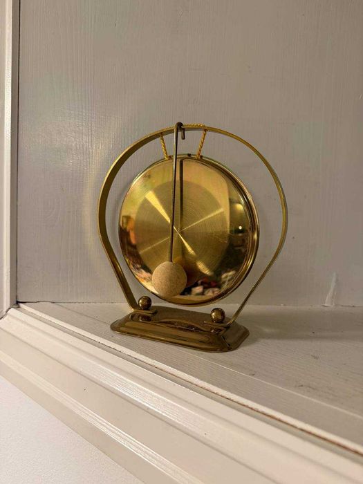 Настольный латунный гонг