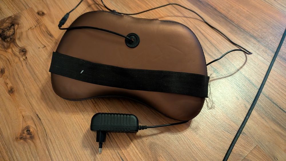 Massajador de costas circular com calor