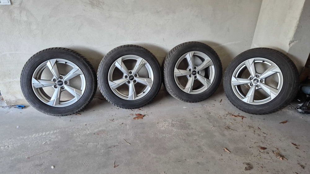 Komplet alufelg Audi 18  opony zimowe Bridgestone Blizzak LM001 235/55