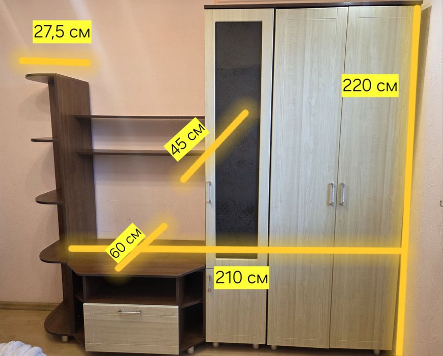 Меблі для дитячої/спальні/кабінету