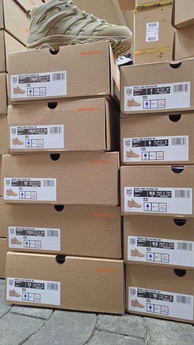Тактичні черевики MERRELL Moab 3 Mid Tactical WP Waterproof